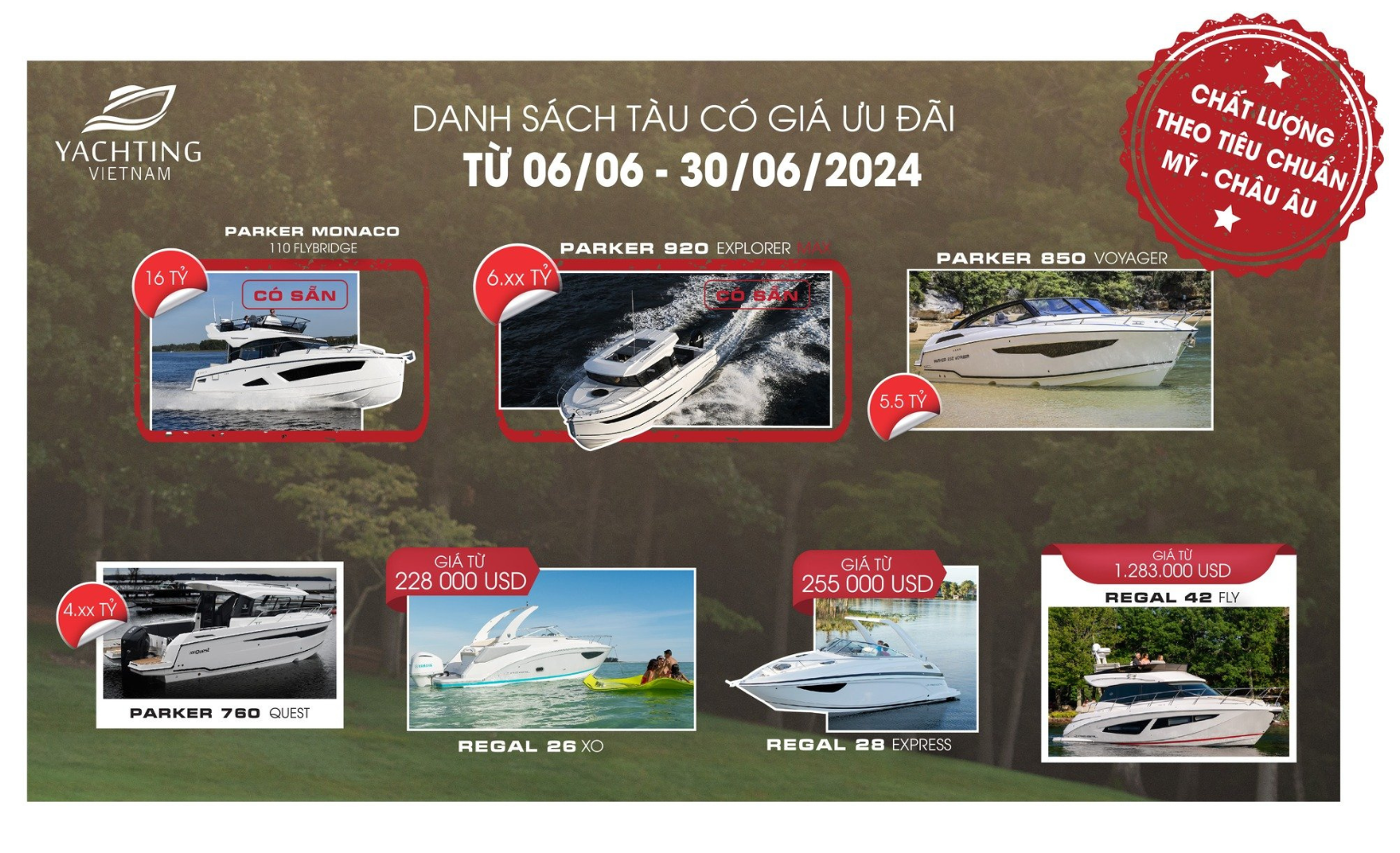 Du thuyền REGAL 38 SURF Bestseller