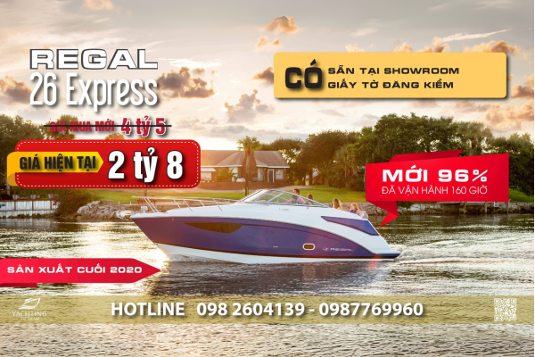 DU THUYỀN MINI 26 EXPRESS L&Agrave; BEST SELLER CỦA REGAL