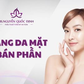 Căng da mặt bán phần